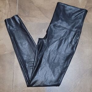 SPANX Faux Leather Leggings SZ 1X